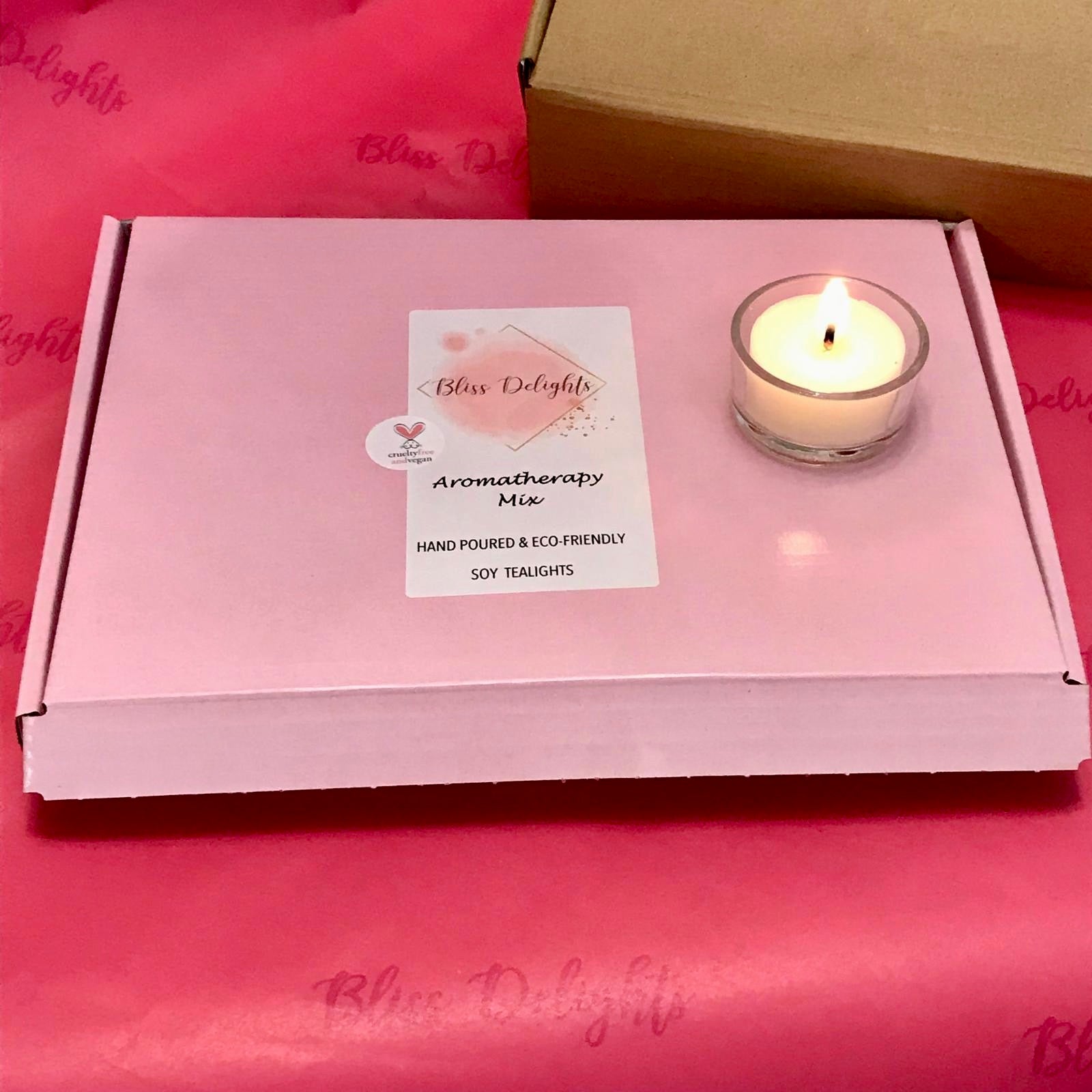 Bliss Delights Aromatherapy Soy Refill Tealights | Zero Waste Vegan