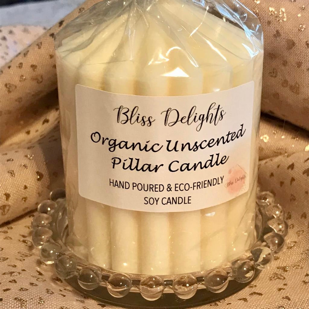 Bliss Delights Candle Plate | Beaded Glass Candle Plate