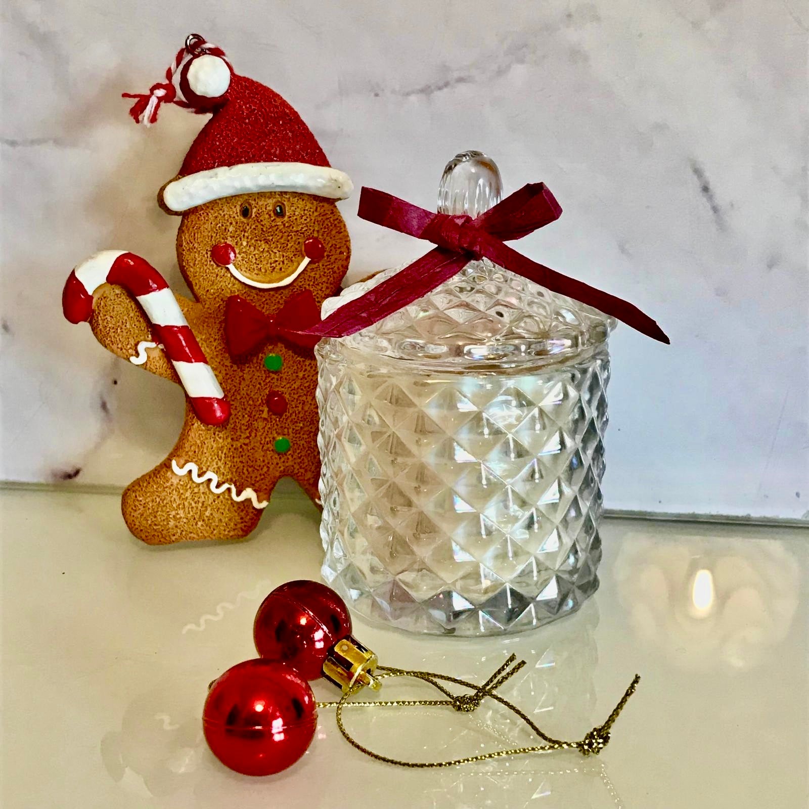 Bliss Delights Pearlescent Diamond Geo Candles | Eco Soy Wax