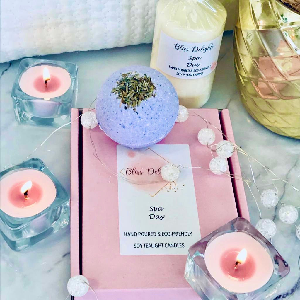 Bliss Delights Spa Day Lavender Refill Tealights | Eco & Vegan