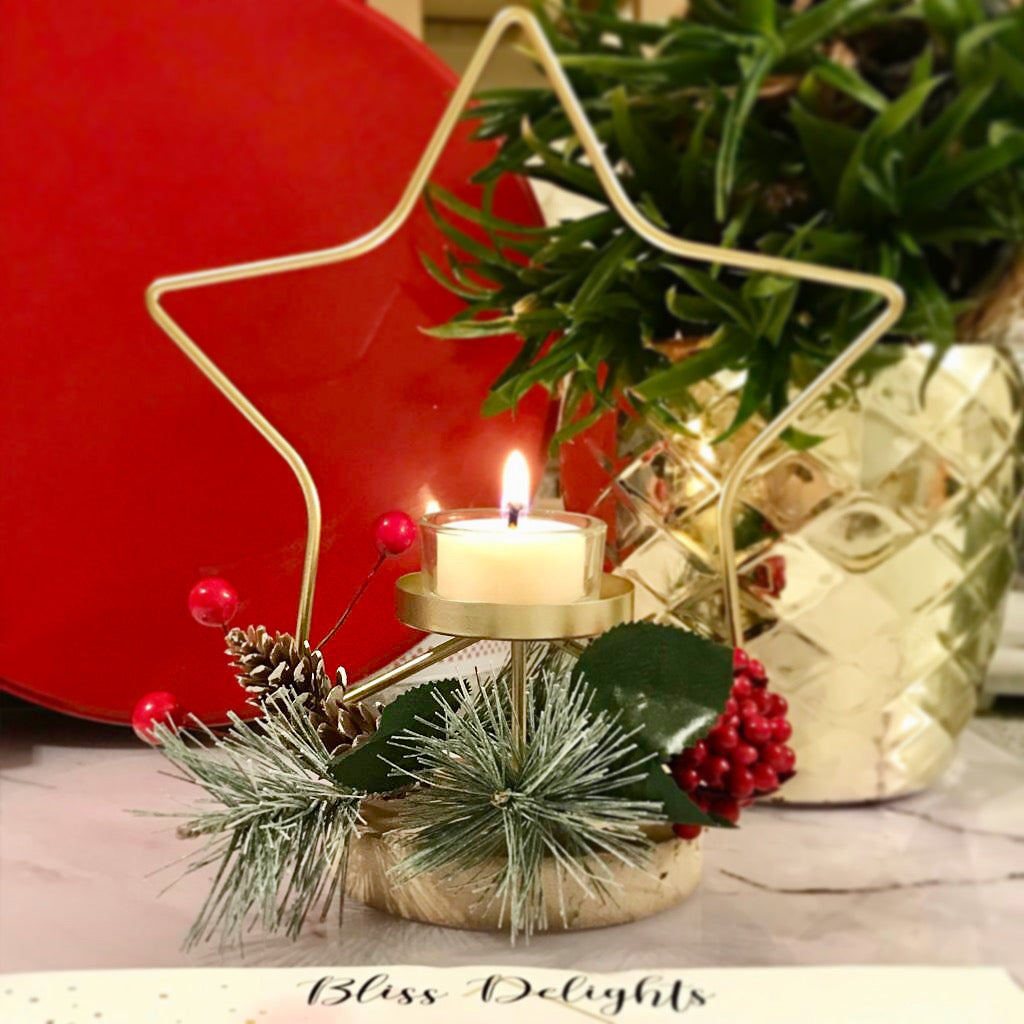 Bliss Delights Star Tealight Holder | Tealight Holders