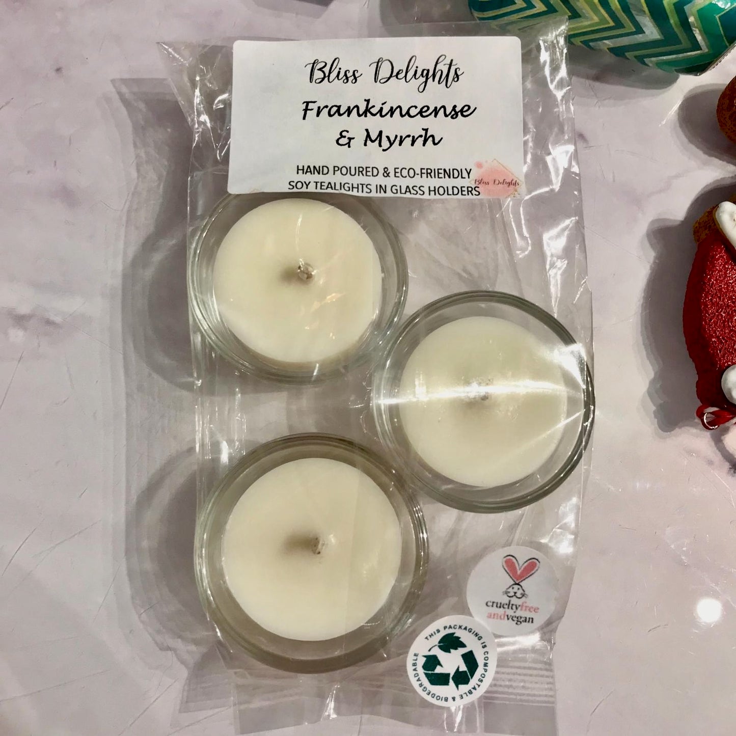 Organic Unscented Soy Pillar Candles