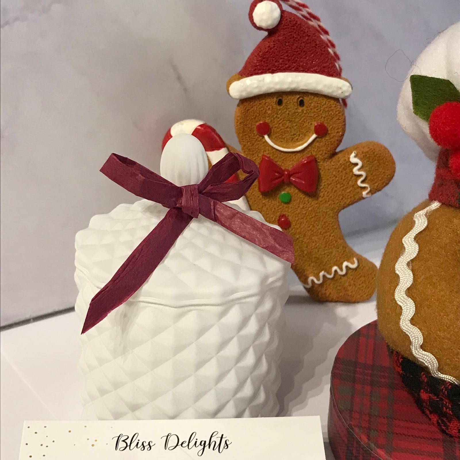 Bliss Delights White Diamond Candle | Eco & Vegan Soy Candle GEO