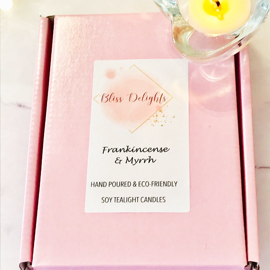 Bliss Delights Frankincense and Myrrh Refill Tealights