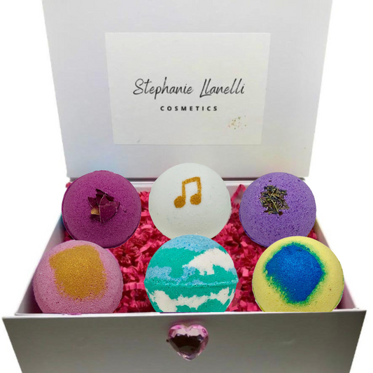 Stephanie Llanelli Cosmetics Vegan Bath Bombs Gift Set | Cruelty-Free