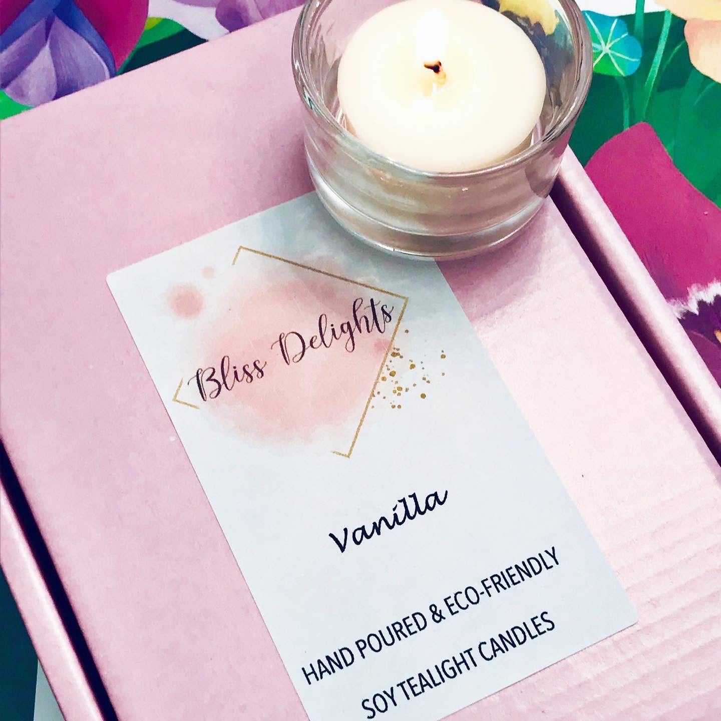 Bliss Delights Vanilla Refill Tealights | Vegan Soy