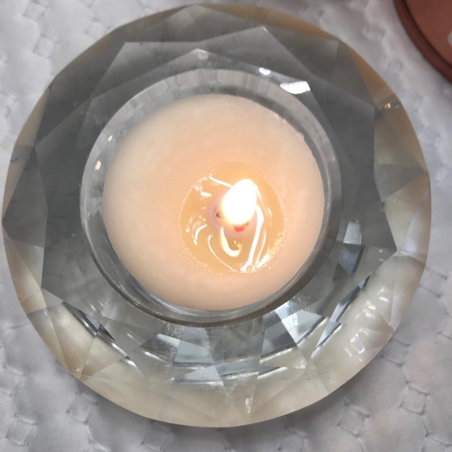Bliss Delights Diamond Tealight Holder | Eco Friendly & Plastic Free
