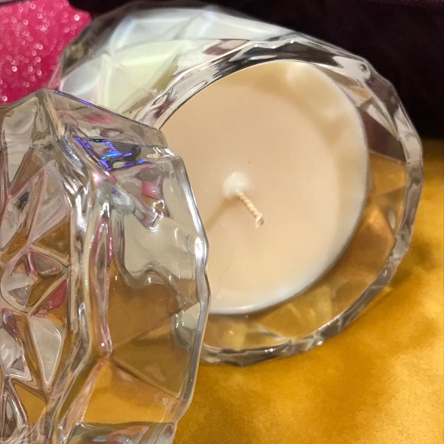 Bliss Delights Pearl Diamond Candle | Luxury Scented Soy Candle