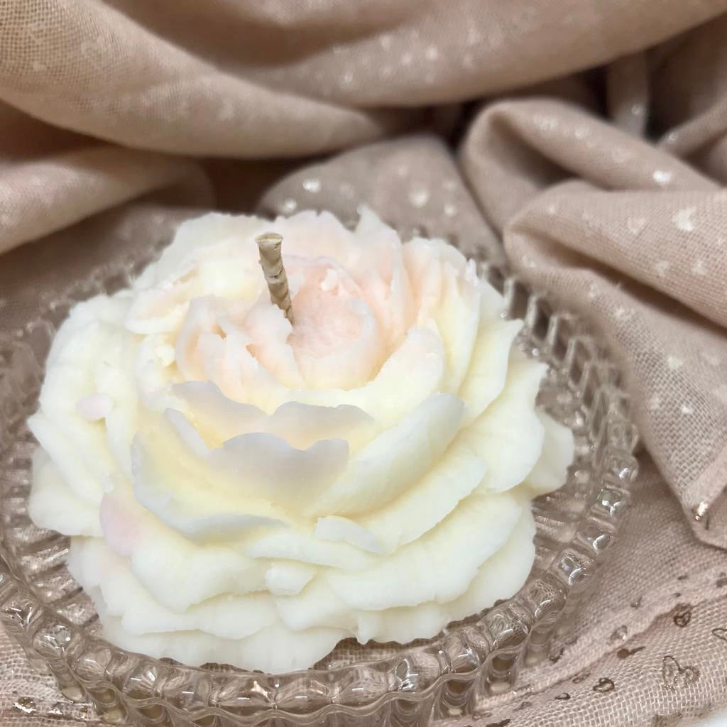 Bliss Delights Set of 3 Peony Candles | Vegan Soy Tealights