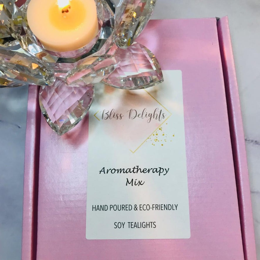 Bliss Delights Mixed Aromatherapy Tealights | Vegan Tealight Candles