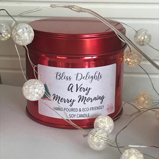 Bliss Delights A Very Merry Morning Scented Christmas Candle