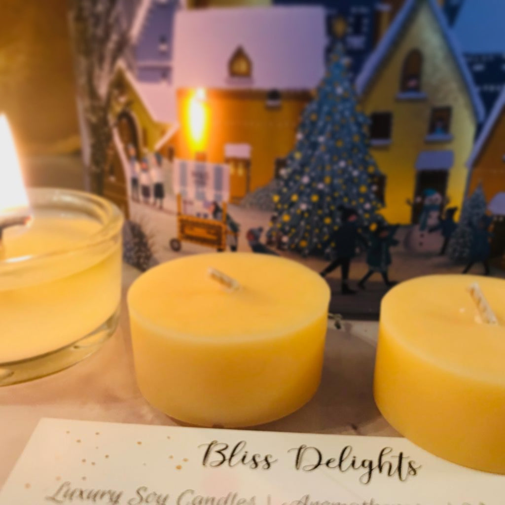 Bliss Delights Pumpkin Spice Tealights | Halloween Tealights