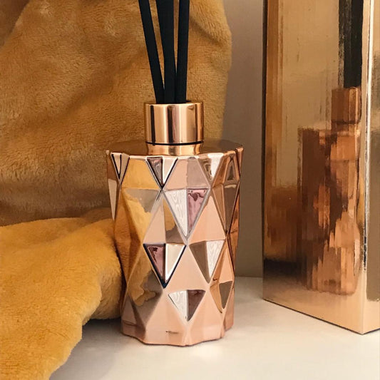 Bliss Delights Rose Gold Reed Diffuser | Eco Reed Diffuser Refill