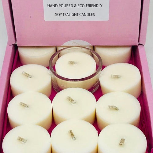 Bliss Delights Pink Champagne & Pomelo Refill Tealights | Vegan Soy