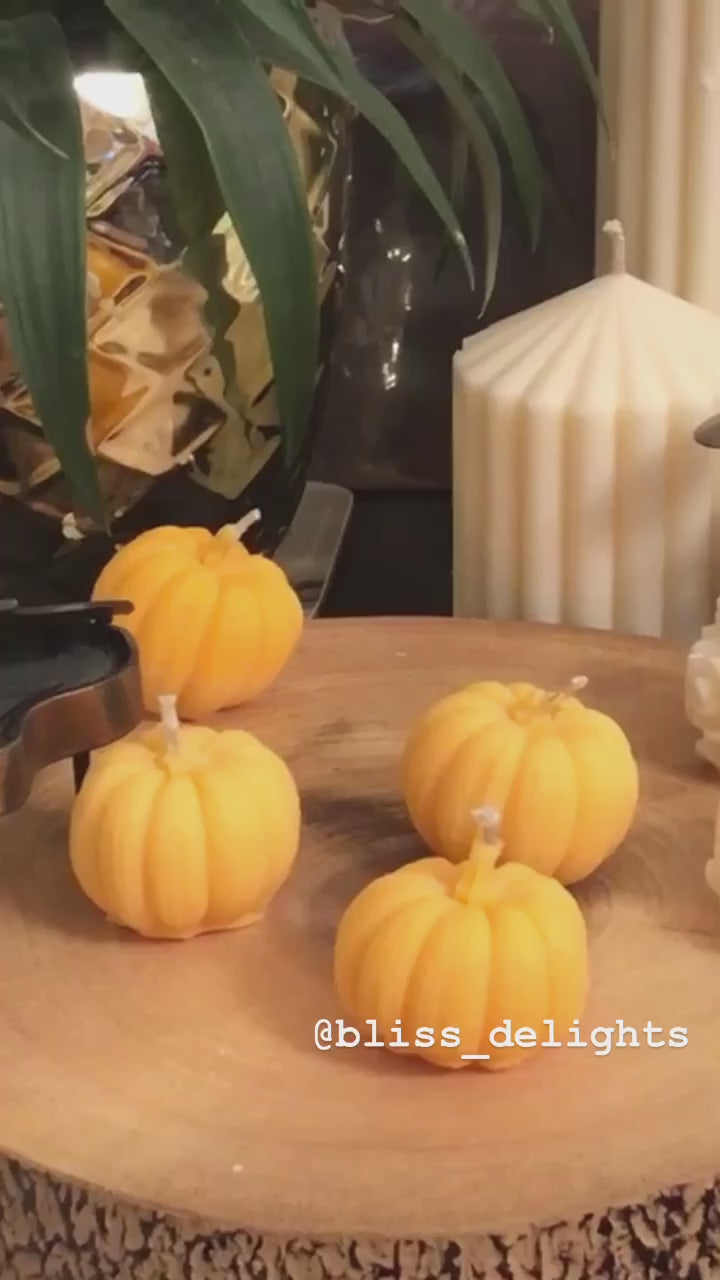 Bliss Delights Pumpkin Tealights | Halloween Tealights | Autumn Gift