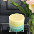 Bliss Delights Rainforest Ombre Soy Pillar Candle