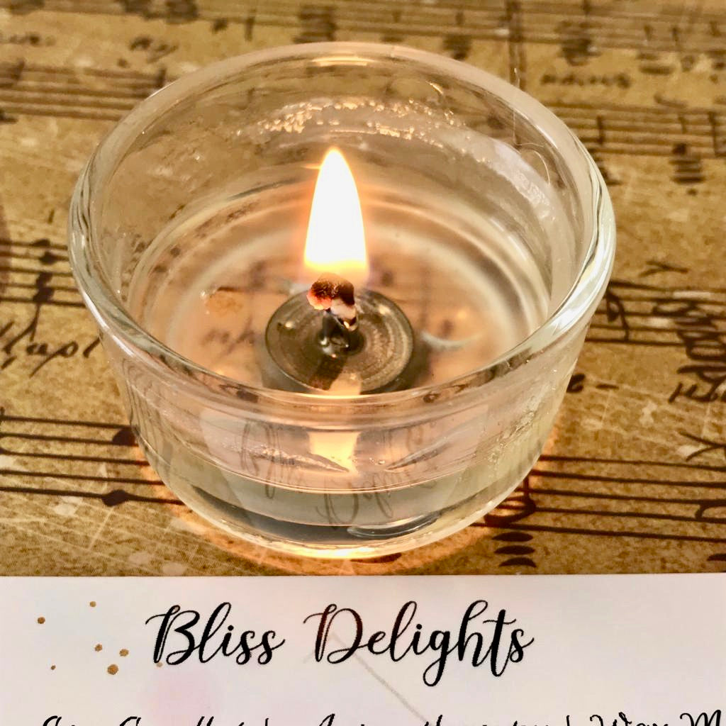 Bliss Delights Amber Noir Soy Refill Tealights | Zero Waste, Eco & Veg…