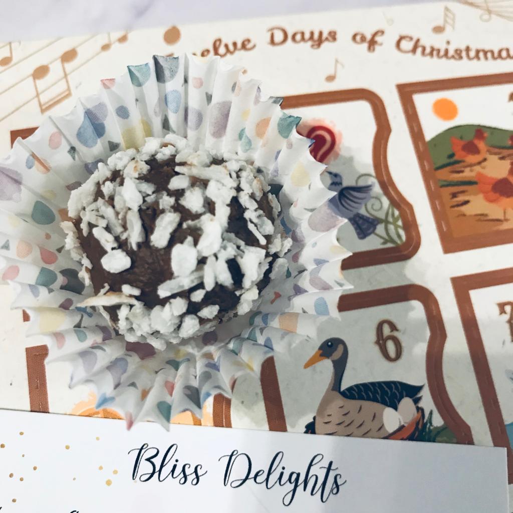 Bliss Delights Vegan Milk Chocolate Rum Christmas Gift Advent Calendar
